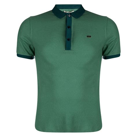 aqua green burberry polo